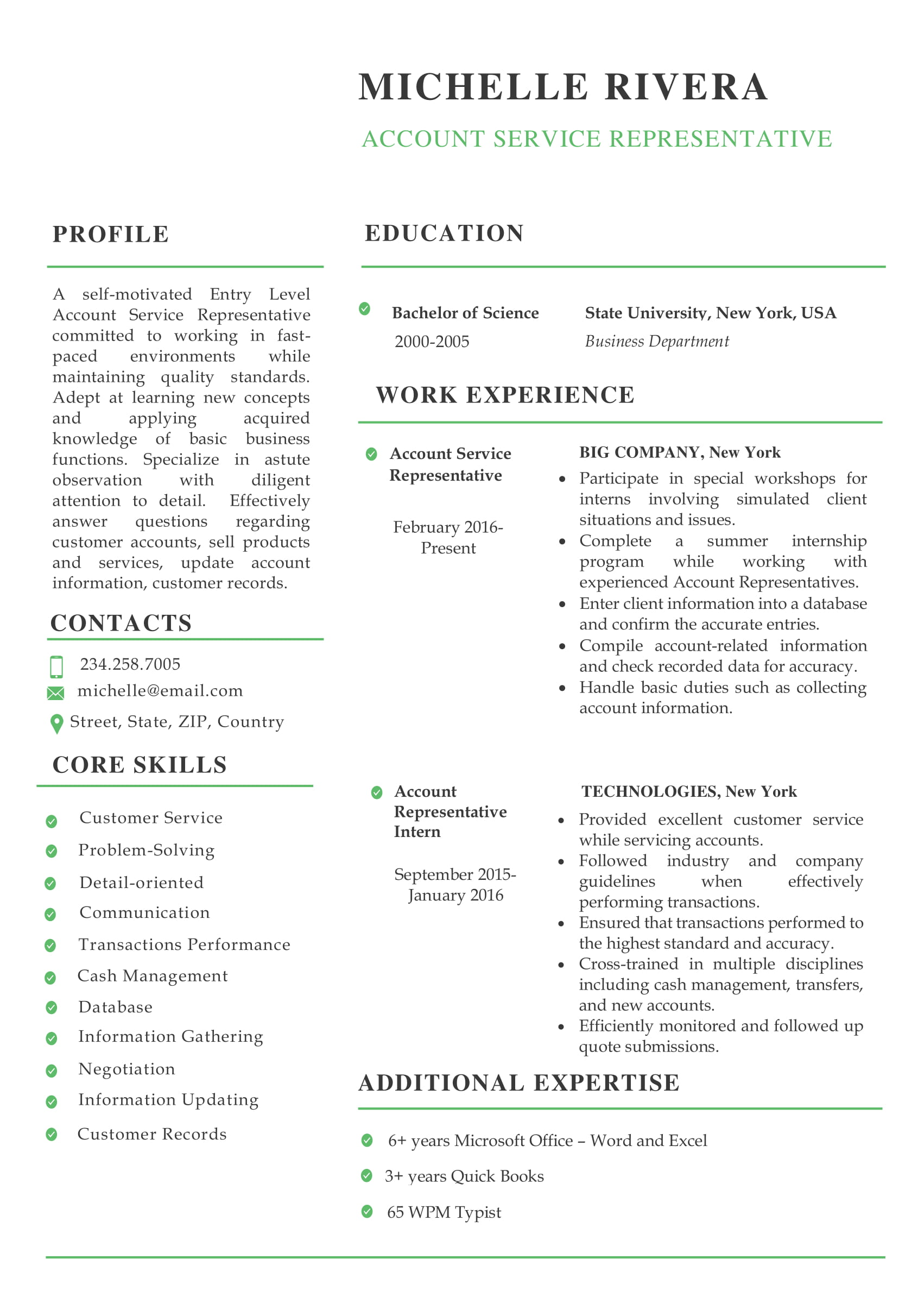 what format to write a resume